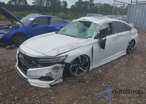 2021 Honda Accord Sport 2.0T from USA, damaged, VIN 1HGCV2F38MA016718